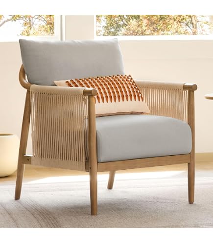 MUJI 82583175 Oak Wood Paper Cord Armchair Width 21.1 x Depth 19.3